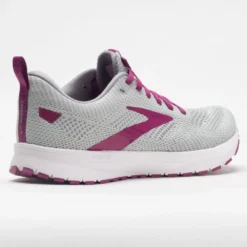 Brooks Revel 5 Women's Gray/White/Baton Rouge -Famous Sneaker Store 047266 6