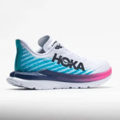 HOKA Mach 5 Women's White/Scuba Blue -Famous Sneaker Store 048542 6