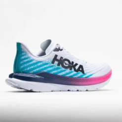 HOKA Mach 5 Men's White/Scuba Blue -Famous Sneaker Store 048548 6