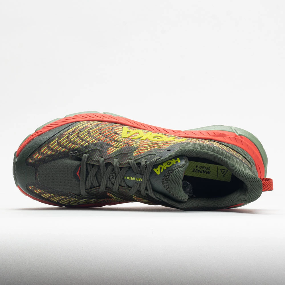 HOKA Mafate Speed 4 Men's Thyme/Fiesta 3 HOKA Mafate Speed 4 Men's Thyme/Fiesta - Image 3