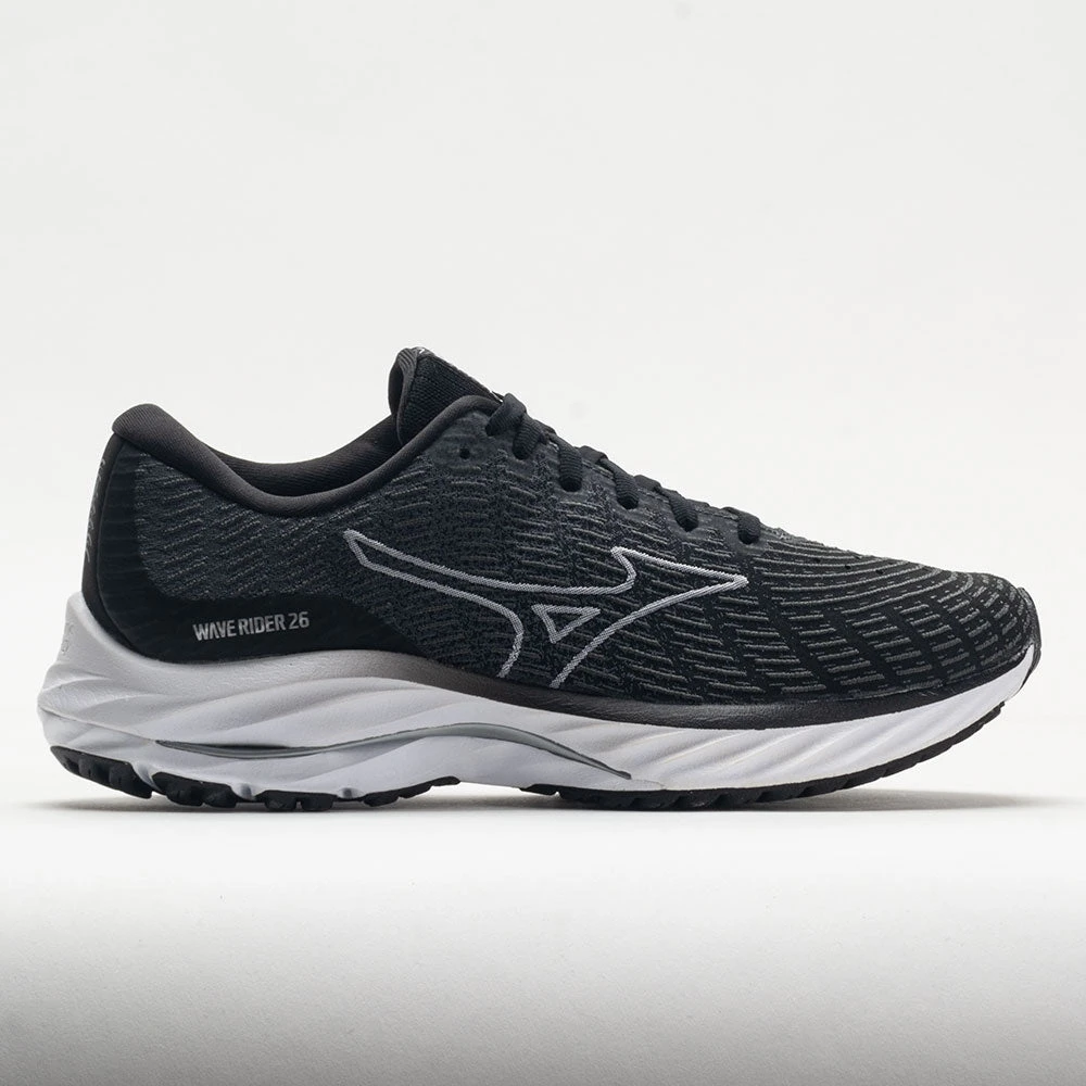 Mizuno Wave Rider 26 Men's Black/White 1 Mizuno Wave Rider 26 Men's Black/White
