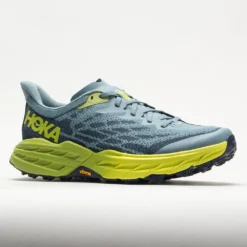 HOKA Speedgoat 5 Men's Stone Blue/Dark Citron 10 HOKA Speedgoat 5 Men's Stone Blue/Dark Citron -Famous Sneaker Store 049271 5