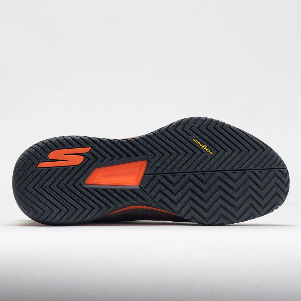 Skechers Viper Court Pro Men's Grey/Orange 4 Skechers Viper Court Pro Men's Grey/Orange - Image 4