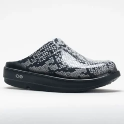 OOFOS OOcloog Limited Women's Black/Snakeskin 10 OOFOS OOcloog Limited Women's Black/Snakeskin -Famous Sneaker Store 631220 5
